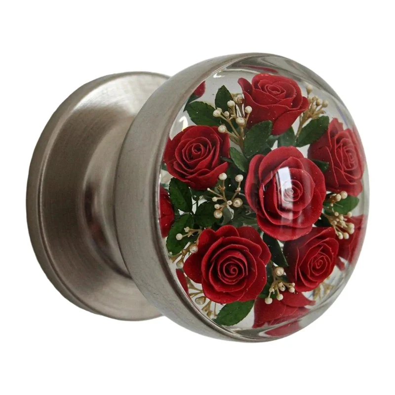 Kickstart Your Home Refresh With Vintage Floral Resin Cabinet Handles Featuring Smooth Gliding Drawer Pulls And Rock Solid Metal Hardware For Adding Old School Charm To Any Dresser Upgrade