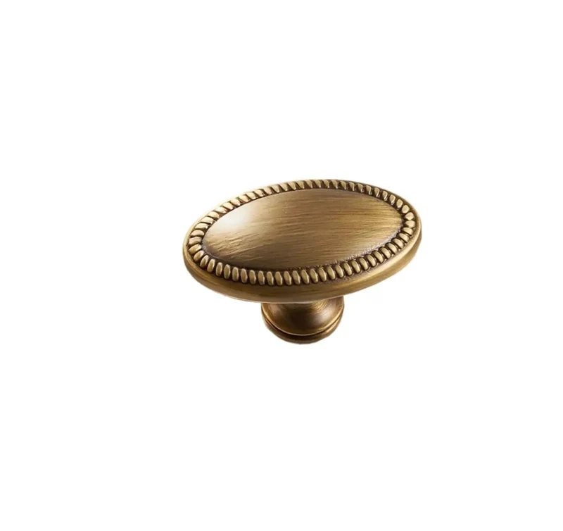 Premium Solid Brass Cabinet Handles French Vintage Style T Bar Drawer Knobs For Kitchen Cabinets And Bathroom Vanity Heavy Duty Easy Install Knockout Style