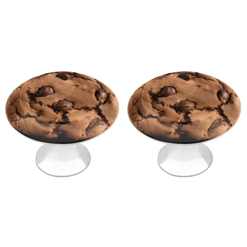 Chocolate Cookie Stainless Steel Cabinet Knobs And Drawer Handles Top Tier Beast Grade Kitchen Furniture Hardware Killer Look Easy Install Smooth Ride Home Flex Storage Upgrade