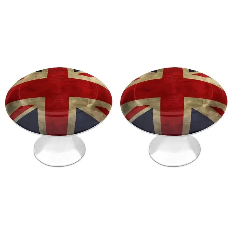 Slick Round Cabinet Knobs And Pulls Straight Up Durable Stainless Steel Furniture Hardware Rock Solid Grip Smooth Surface Easy Snap Install Kitchen Drawers Top Shelf Design 2 Pack