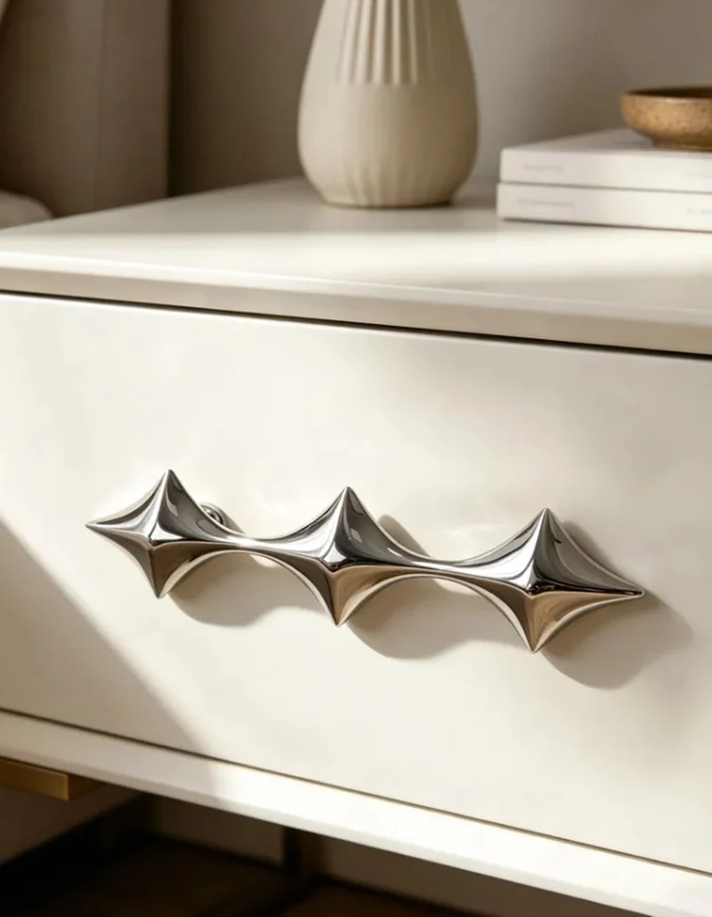 Spruce Up Your Day To Day Kitchen Cabinets Or Lazy Sunday Bathroom Vanities With These Clean Star Design Drawer Pulls In Crisp Silver Finishing That Brings Major Vibes Home