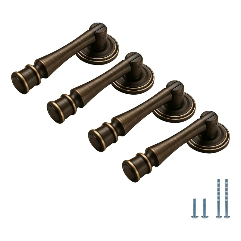 Slick Eight Piece Set Of Black Solid Brass Cabinet Knobs And Drop Style Pulls For Kitchen Drawers And Cupboards With Dang Tough Screw Mount Hardware That Brings Badass Retro Charm To Your Home