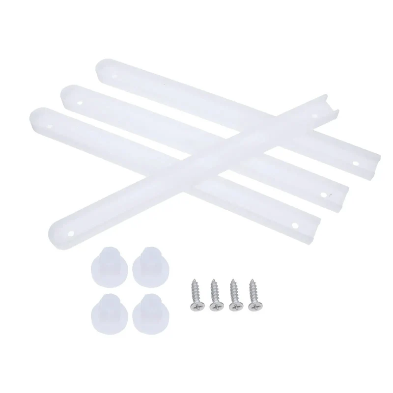 Slick Silent Cabinet Drawer Slides Kit With Mounting Screws, Heavy Duty Dresser Glides Replacement That Runs Dead Quiet And Glides Smooth As Butter Top Tier Hardware