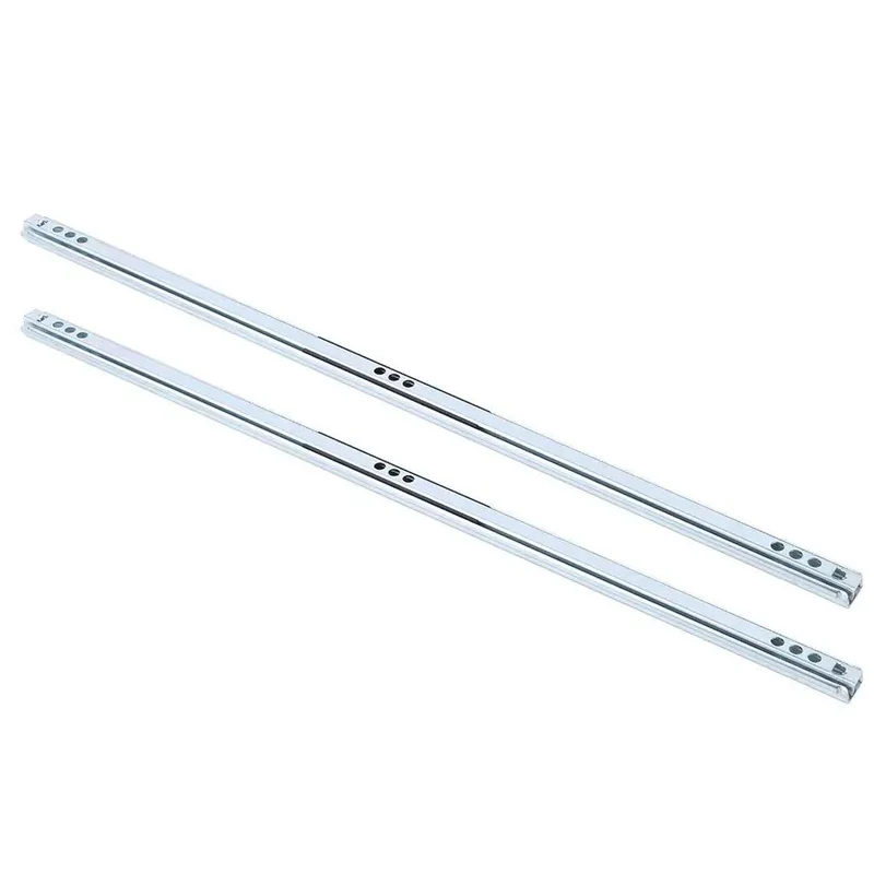 Built Tough Heavy Duty Ball Bearing Drawer Slides Rock Solid Cold Rolled Steel Cabinet Glide Rails Two Piece Kit For Smooth Gliding Furniture Hardware Upgrade Sets
