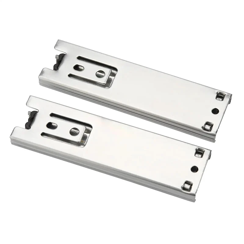 Hardcore 5 Inch Mini Drawer Slides Steel Guide Rails Zinc Plated Tracks Ridiculously Smooth Glide Operation Zero Drag Cabinet Hardware Quick Clip Install For Daily Home Repairs