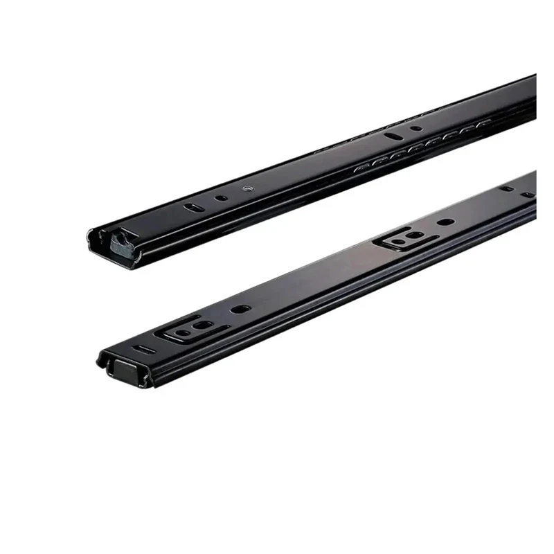 Heavy Duty Cold Rolled Steel Drawer Slides Two Section Butter Smooth Cabinet Tracks 12 Inch Soft Close Drawer Slide Hardware For Kitchen Cupboards And DIY Woodworking Builds