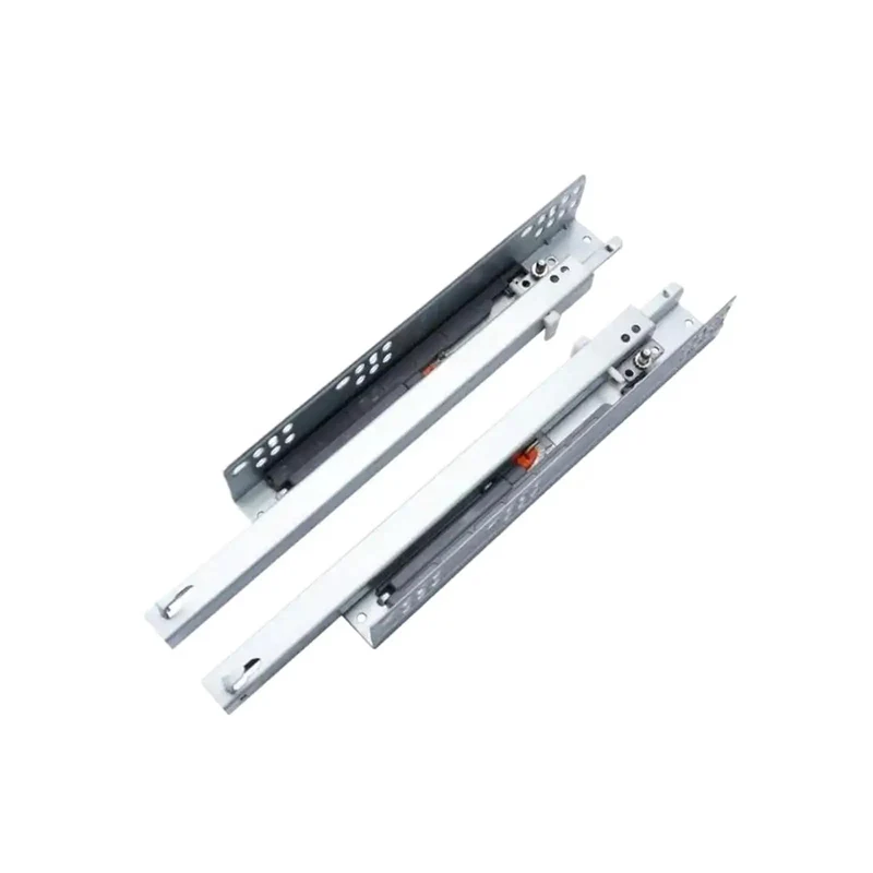 Top Notch Push To Open Undermount Drawer Slides With Sugar Smooth Rebound Action, Heavy Duty Cabinet Hardware For Kitchen And Bathrooms, Set Of Two, No Fuss Diy Makeover