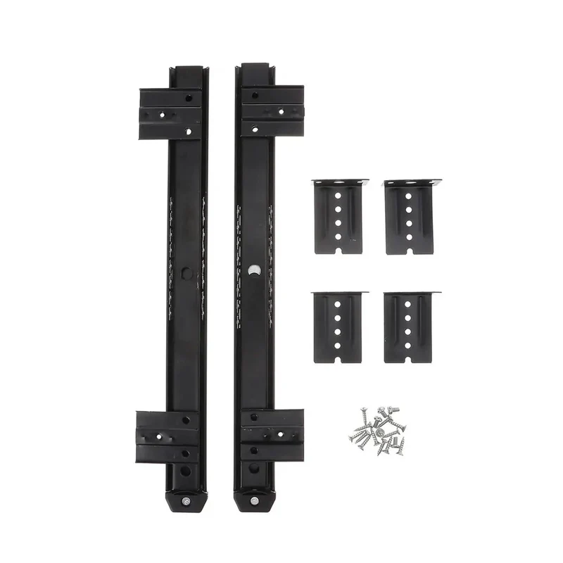 Double Row Steel Ball Bearing Drawer Slides Side Mounted Full Extension Cabinet Rails That Glide Like Butter And Hold Extra Weight Without Drama Built Tough For Everyday Kitchen And Shop Projects Long Life Build