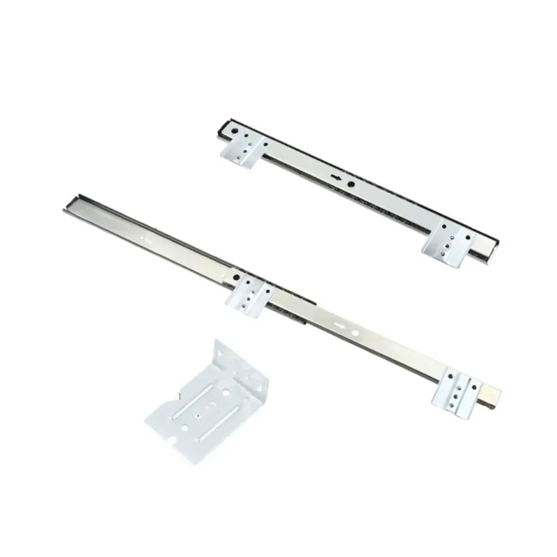 Heavy Duty Ball Bearing Drawer Slides 2Pc Full Extension Side Mount Cabinet Runners Smooth As Silk Gliding Experience Rock Solid Steel Construction Adjustable Fit Silent Operation Cold Rolled Build Silver Finish Pro Grade Job Site Ready 350mm.