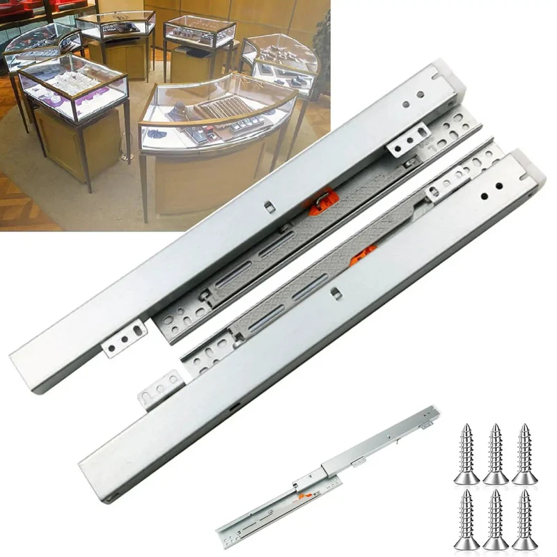 Smooth As Butter Silent Drawer Slides Bottom Mount Soft Close Glides For Woodworking Seventy Five Cm Heavy Duty One Thirty Two Lbs Capacity Pro Level Quiet Motion Hassle Free Assembly One Pair