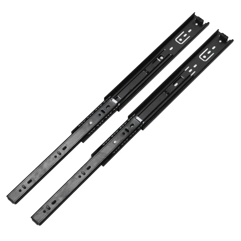 Heavy Duty Drawer Slide With 100 Pound Load Capacity And 45 Mm Width Featuring 12 Inch Length For Super Smooth Operation And Heavy Storage Solutions For Home Or Office Drawers