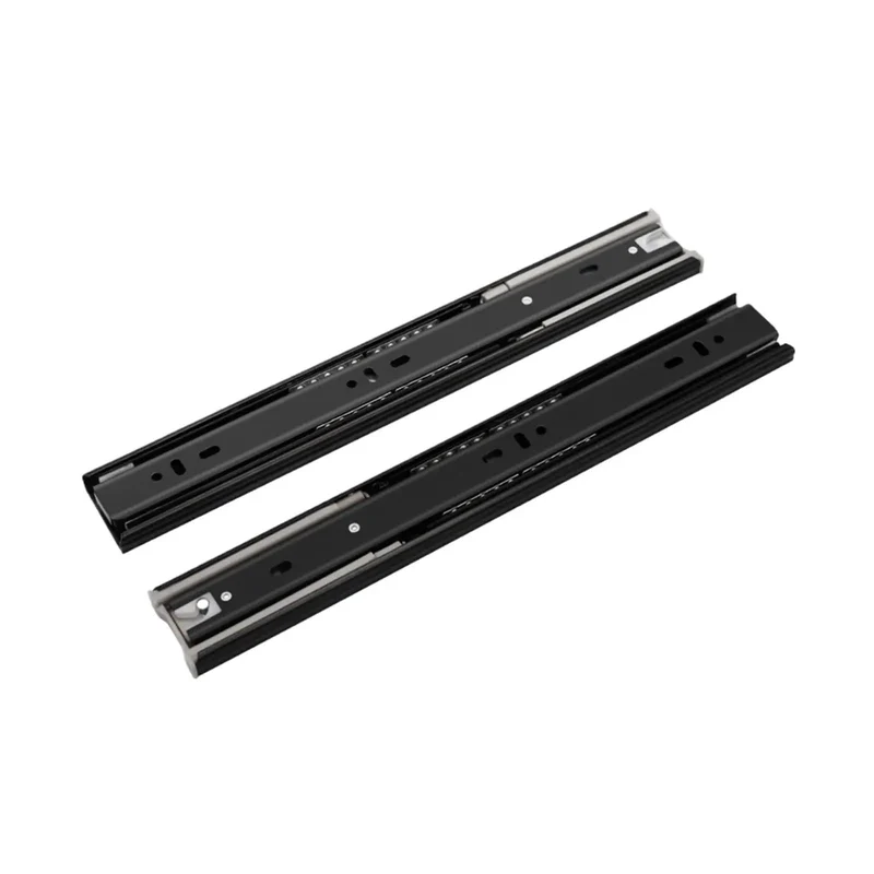 Heavy Duty Metal Soft Close Buffer Drawer Slides Two Pair Concealed Bottom Mount Cabinet Hardware Glide Silky Smooth And Stay Completely Hidden Inside Cabinetry For Modern Homes