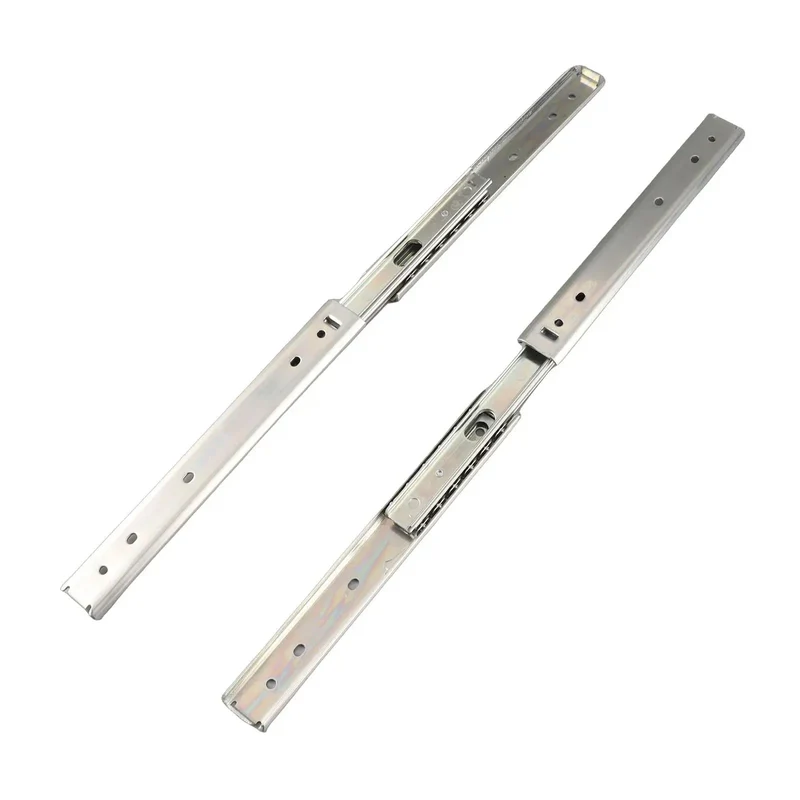Two Pack 200mm Three Section Full Extension Drawer Slides Featuring Smooth As Butter Gliding For No Fuss Cabinet Access And Heavy Duty Storage Solutions