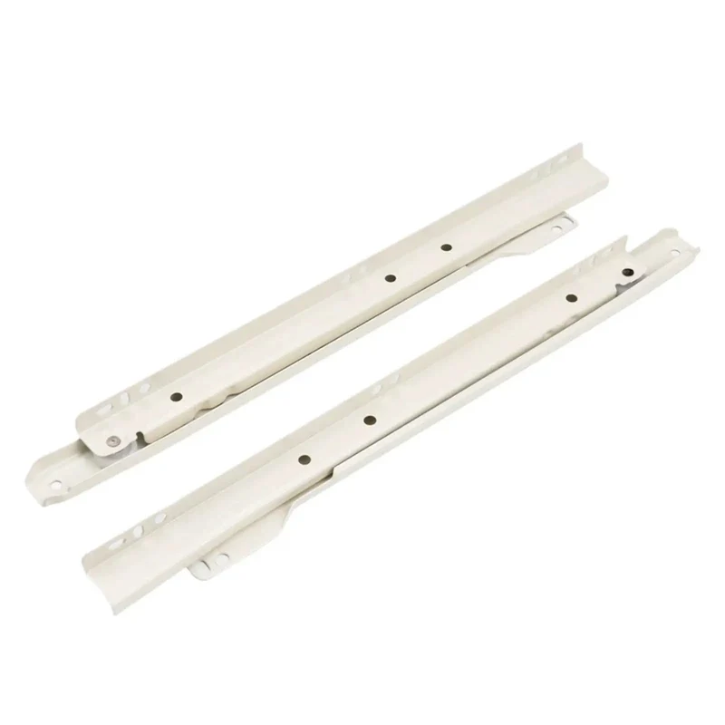 Heavy Duty Rock Solid Cold Rolled Steel Drawer Slides Two Section Soft Close Cabinet Hardware For Kitchen Furniture Super Smooth Glide No Fuss Install 35 Cm