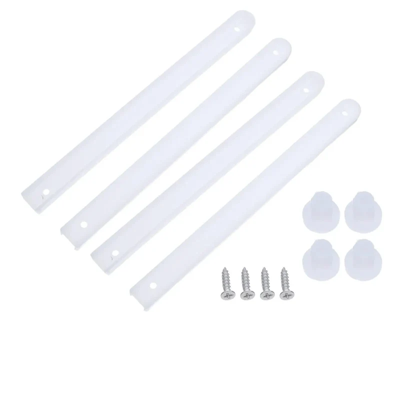 Top Shelf White Drawer Slides Kit Smooth Rolling Noise Free Furniture Hardware No Sweat Diy Assembly Durable Side Mount Glides Perfect For Dressers Kitchens And Built In Cabinets Slick Finish