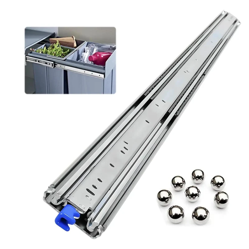 Heavy Duty Side Mount Drawer Slides With Locking Swing Handle And Tough As Nails Cold Rolled Steel Constructed To Bear 300 Pounds Rock Solid For Garage Cabinets And Workshop Gear