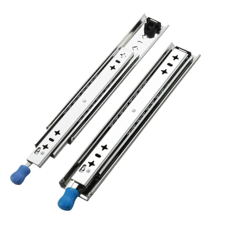 Built Tough Heavy Duty Locking Drawer Slides Bottom Mounted Concealed Cabinet Glides Solid Steel Under Drawer Tracks Deliver Smooth Glide Action And Snugly Fit Inside Standard Furniture Boxes