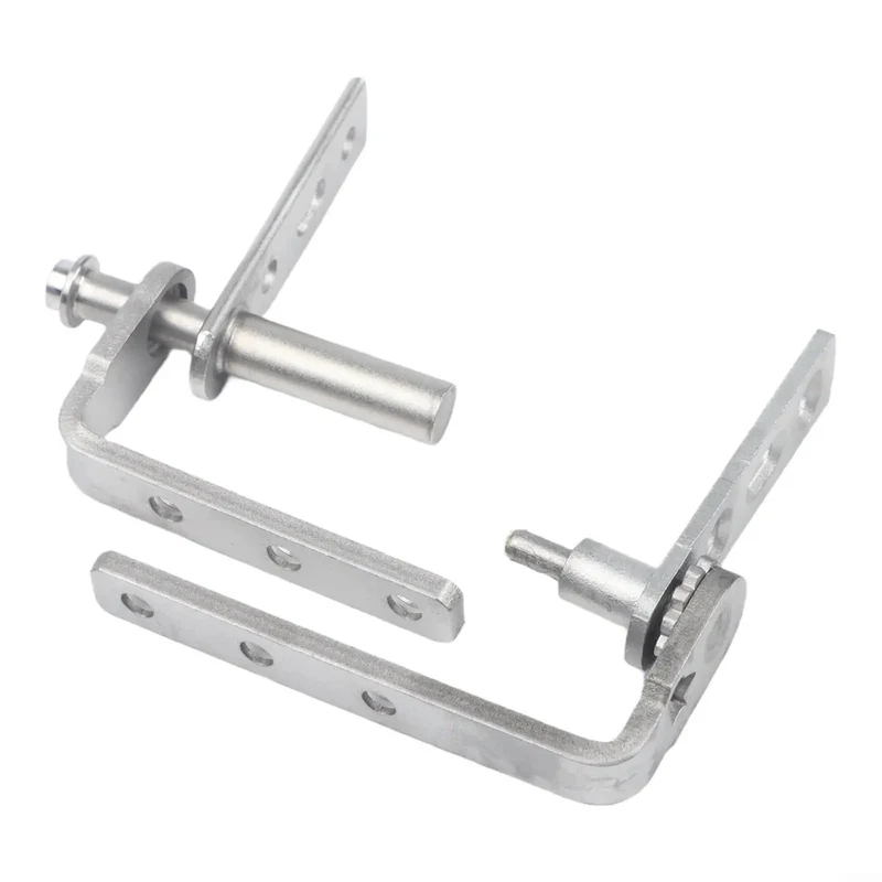 Heavy Duty Stainless Steel Double Action Door Hinges With Self Return Spring For Cafe Bar And Saloon Built Tough Dual Swing Hardware Delivering No Fuss Silky Swings In A Bright Silver Finish