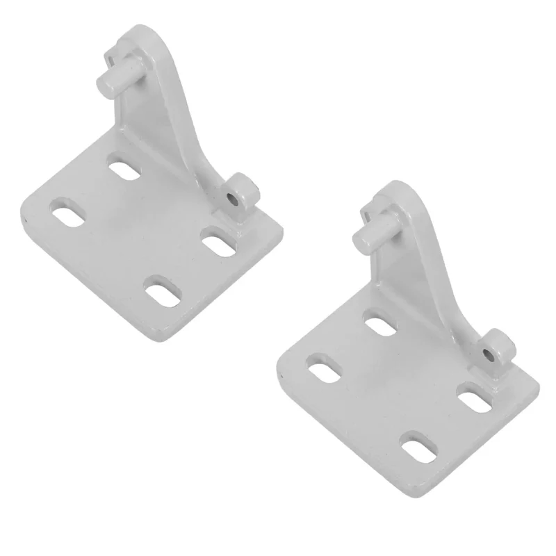 Top Shelf Metal Refrigerator Door Hinge Replacement Two Piece Adjustable Pivot Hardware For Fridge Cooler And Freezer Doors Quiet Stable Fit No Sweat Quick Swap Installation