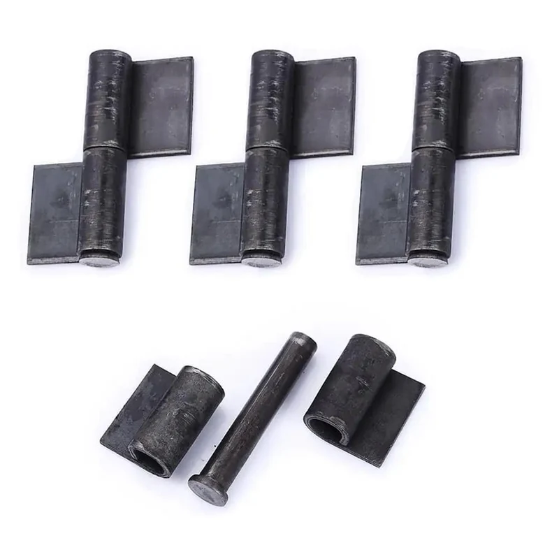 Heavy Duty Weld On Hinges 4 Pack Rock Solid Steel Hinges With Removable Pin Built Tough For Heavy Lifting And Hassle Free Setup Backed By Knockout Durability