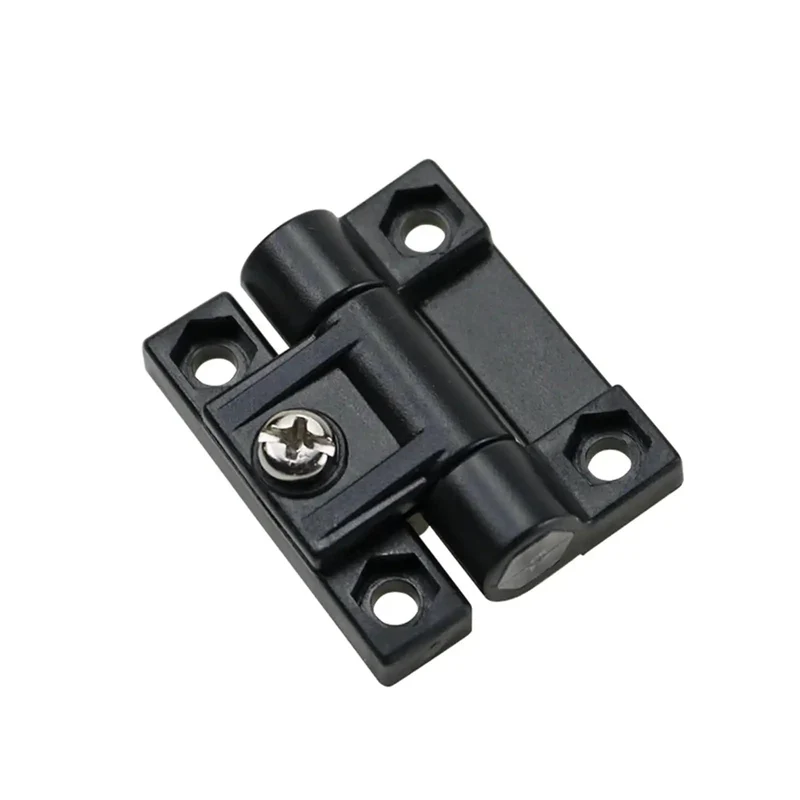 Slick Black Adjustable Damping Small Cabinet Door Hinge For No Fuss Install And Smooth Quiet Close Crafted From Top Quality Abs Nylon Plastic Single Piece