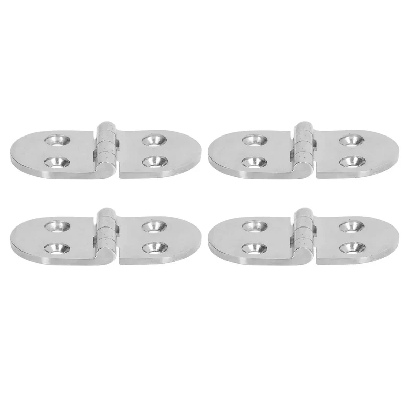 Straight Up Tough Thickened Oval Door Hinges Built From Rust Proof Stainless Steel With A Crisp Mirror Shine Legit Made For Nautical Upgrades And Heavy Daily Swings Includes A Solid Four Piece Set