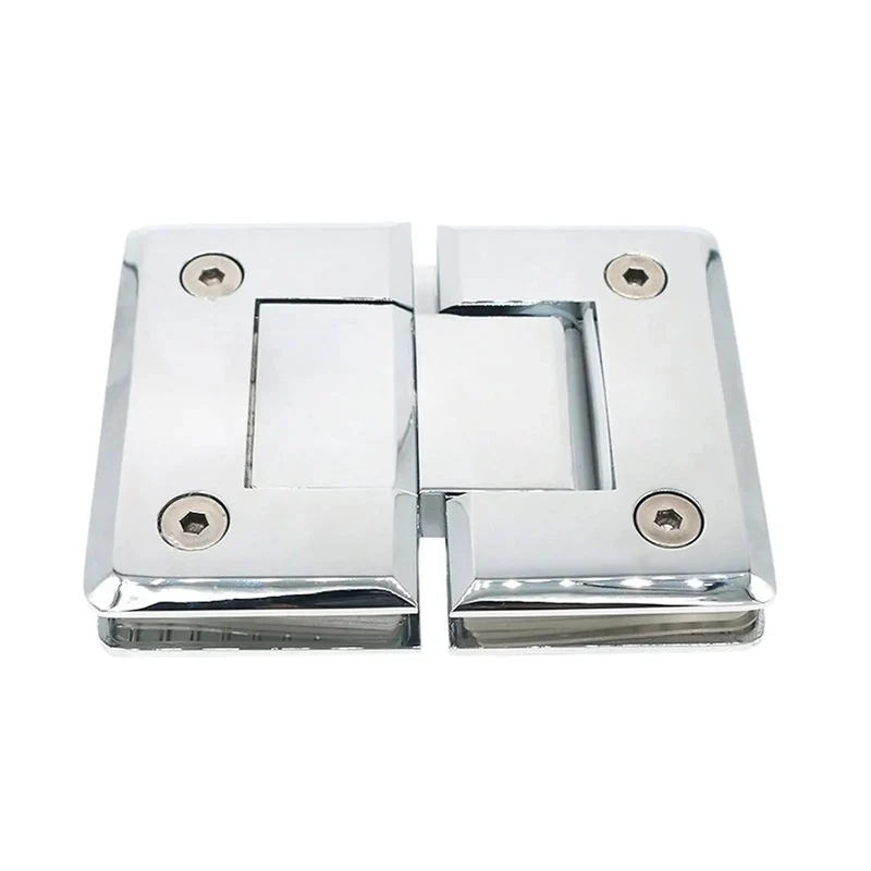 Go Big With This Rugged Stainless Steel Shower Glass Door Hinge Clamp Hasp Built Tough For 8 To 12 Mm Thickness 180 Degree Swivel Fits Any Heavy Panel Bathroom Or Kitchen Setup Slick Rust Proof Finish