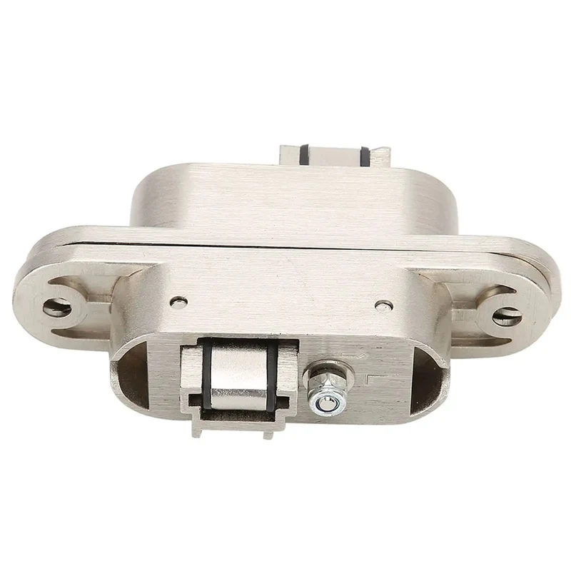 Badass Zinc Alloy Concealed Hinge With 180 Degree Swing And Three Way Adjustable Cabinet Hardware Featuring Wear Resistant Nylon Bushings Plus Flat Head Countersunk Screw Holes For Smooth Folding Door Mounting And Smooth As Butter Operation