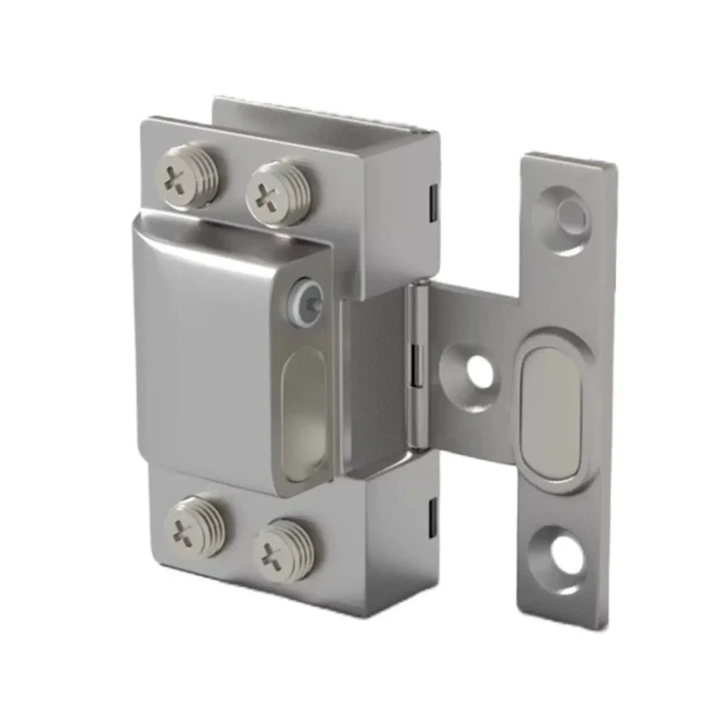 Rock Solid Brushed Steel Hydraulic Glass Door Hinge Dead Quiet Self Closing System Bulletproof Hardware For Home Office Commercial Spaces Slick No Hassle Operation