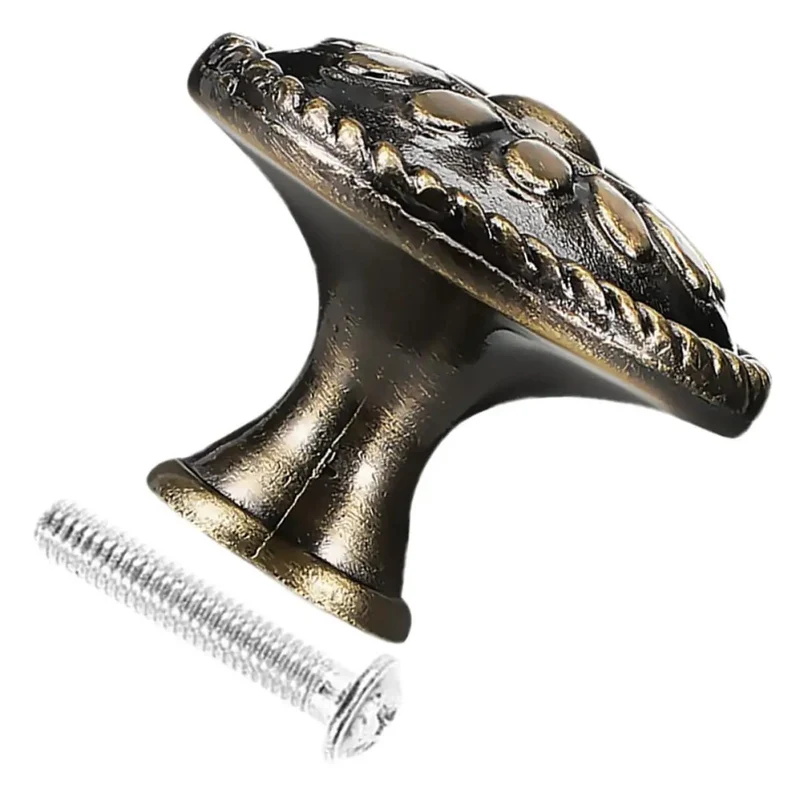 Pretty Dang Slick Antique Zinc Alloy Cabinet Drawer Pulls And Round Vanity Knobs For Kitchen Bathroom Bedroom Furniture Makeover Projects With High Quality Modern Classic Look