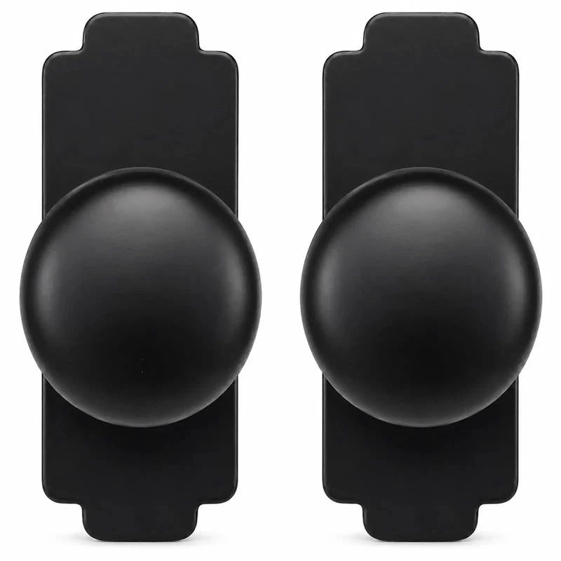 Level Up Your Home Game With These Slick Matte Black Cabinet Knobs Featuring A Heavy Duty Decorative Backplate Top Shelf Upgrade For Kitchen Cupboards And Closet Spaces