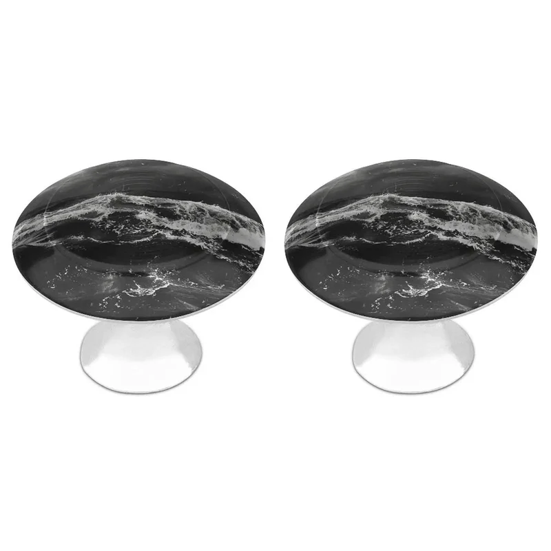 Gonna Love These Heavy Duty Stainless Steel Cabinet Knobs Featuring Abstract Grain Texture That Stay Rust Free and Deliver Solid Reliability for Quick Home Makeovers Without Any Fuss Two Piece Set