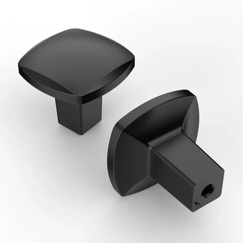 Modern Matte Black Cabinet Knobs And Drawer Pulls Heavy Duty Zinc Alloy Kitchen Hardware Bang For Your Buck Smooth Glide Home Refresh Dead On Quality 15 Pack Zero Fuss Install Totally Transforms Any Space