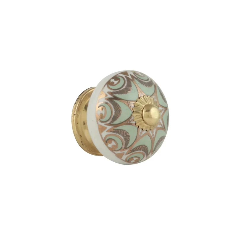 Chef Kiss Quality Handcrafted Blue And Gold Ceramic Drawer Knobs For Dressers With Rustic Boho Farmhouse Hardware Vibe Totally Slaps For Your Kitchen Cabinet Decor Upgrade Pack Of 10