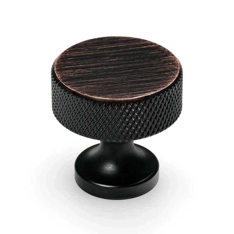 Slick Knurled Grip Cabinet Knobs And Drawer Pulls Finished In Matte Black With A Heavy Duty Zinc Core Designed To Level Up Any Kitchen Or Bath Quick Screw Mount Setup Drops In Ten Solid Bundles