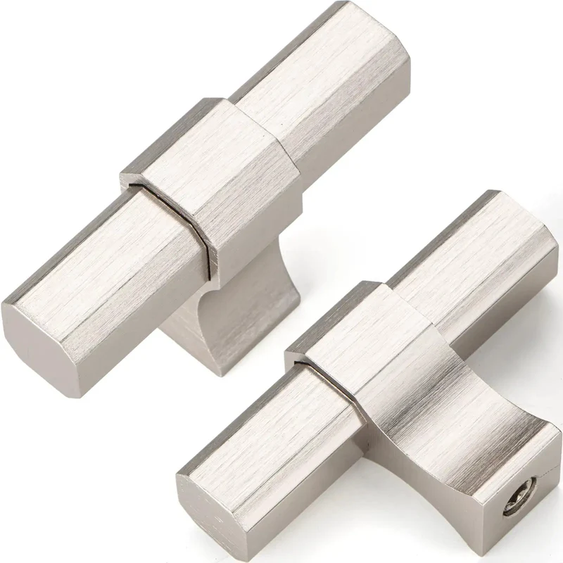 10 Pack Brushed Nickel Single Hole Kitchen Cabinet Knobs Fingerprint Resistant Coating Keeps Smudges at Bay Silky Smooth Anodized Aluminum Rust Free 2.36 Inch Badass Build That Slays Boredom And Gets You Some Major Style Points