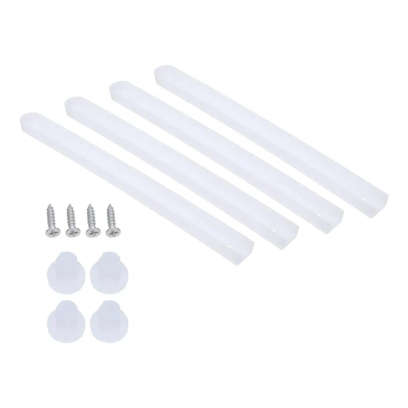 2 Sets White Drawer Slide Kit With Tool Free Setup And Slick Quiet Glide For Cabinets Dressers And Bedside Tables Zero Wobble Heavy Duty Replacement Tracks