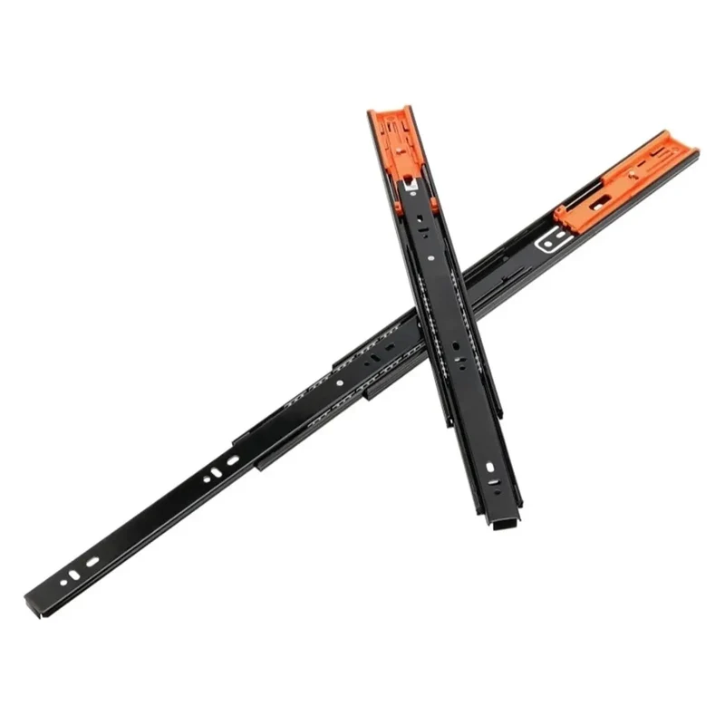 Heavy Duty Undermount Drawer Slides Two Pack Bottom Mounted Concealed Metal Cabinet Hardware Dead Smooth Glide Tracks Solid As A Rock Construction For Home Fix And Updates
