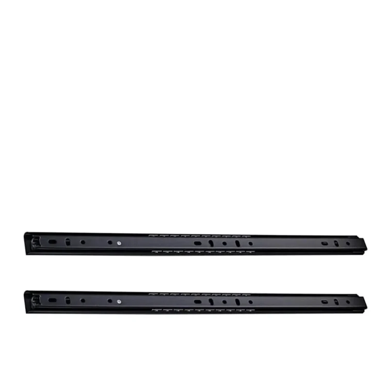 Super Slick Black Steel Ball Bearing Drawer Slides With Soft Close Mechanism For Kitchen Cabinets Rock Solid Heavy Duty Runners That Glide Like Butter Daily