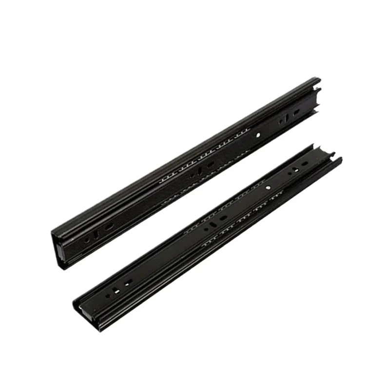 Heavy Duty Side Mount Ball Bearing Drawer Slides 2 Piece Full Extension Cabinet Hardware Cold Rolled Steel Triple Threat Smooth Glide Zero Drag Furniture Replacement Built Solid as Rock Smooth as Silk for DIY Projects and Home Upgrades