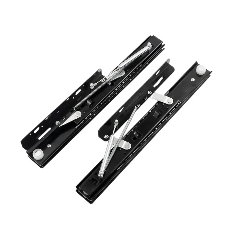 Heavy Duty Side Mounted Ball Bearing Drawer Slides Full Extension Rock Solid Cold Rolled Steel Runners For Hidden Dining Lift Tables Smooth As Butter Glide Cabinet Hardware Pack Of Two 250Mm