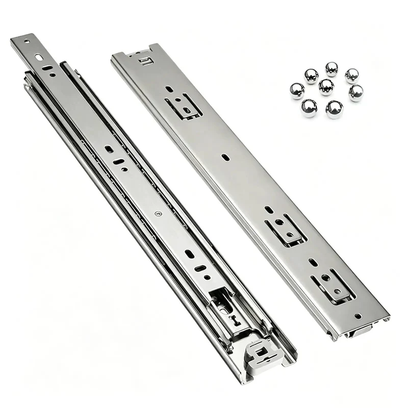 Garage Ready Heavy Duty Drawer Slides Full Extension Ball Bearing Rails Side Mount Cabinet Runners For Workbenches 58 Inch Rust Proof 250 Pound Tool Chest Shop Grade