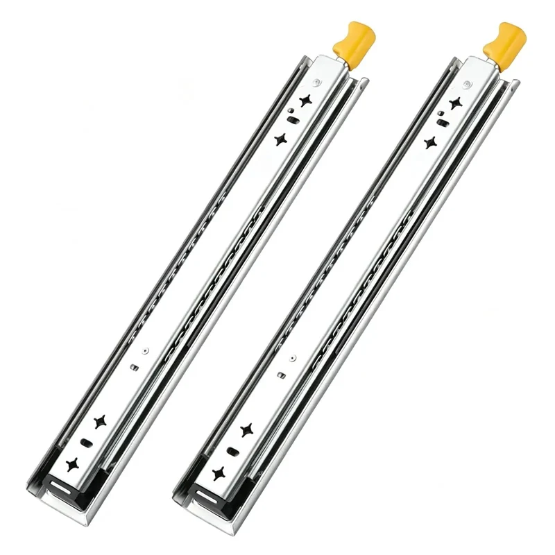 Full Extension Drawer Slides With Ball Bearings And Silky Smooth Glide Built Like A Tank For Heavy Duty Garage Storage Chests And 60 Inch Utility Drawers Featuring Cold Rolled Steel Side Mount Replacement Rails