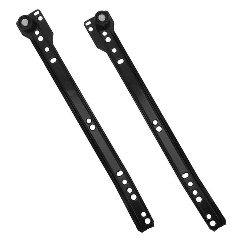 Pair Of Heavy Duty Black Bottom Mounted Drawer Slides With Silent Soft Close Glides For Kitchen Cabinets Dressers And Wardrobes Smooth As Butter Glide Zero Drama Install