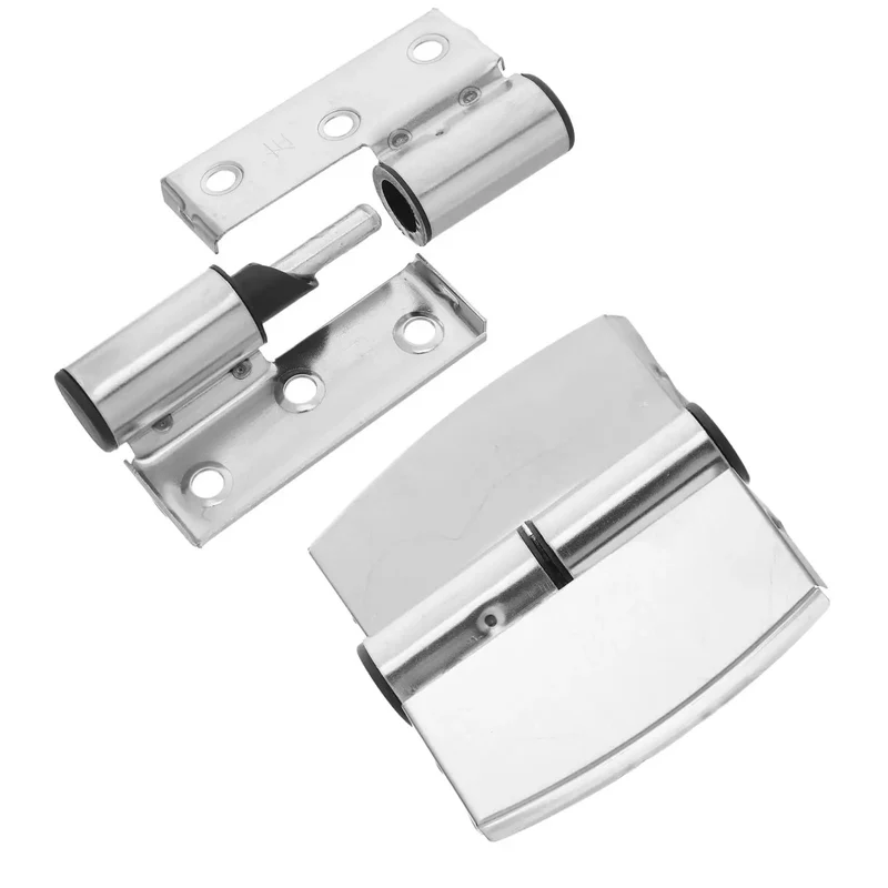 Top Shelf Stainless Steel Flush Hinges For Bathroom Partition Doors Featuring Heavy Duty Build And Slick Modern Design For Zero Sweat Setup And Quick No Fuss Installation With Detachable Hardware Option And Rust Resistant Finish