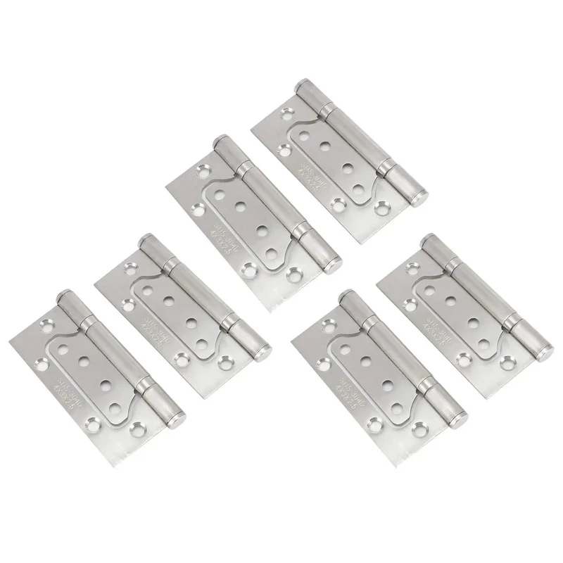 Heavy Duty Stainless Steel Ball Bearing Door And Window Hinges With Mute Silent Rotation Rustproof Furniture Hardware That Glides Like Butter For Smooth Cabinet And Interior Doors