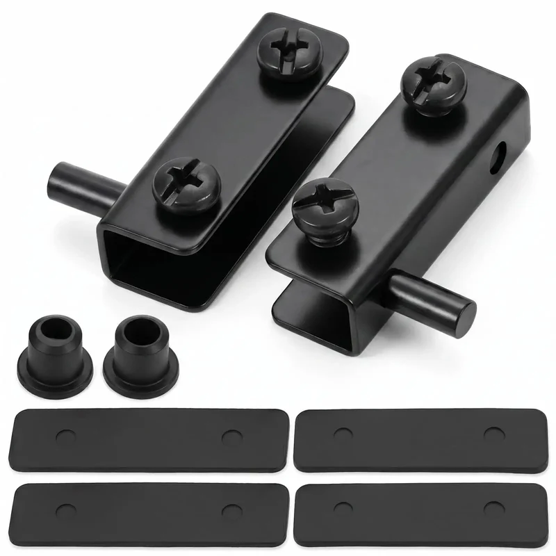 Heavy Duty Glass Door Hinge Sets With Rust Resistant Heavy Gauge Iron, Smooth Pivot Hardware For Cabinets And Shelves, Built Tough To Handle The Daily Grind Without Losing Their Edge