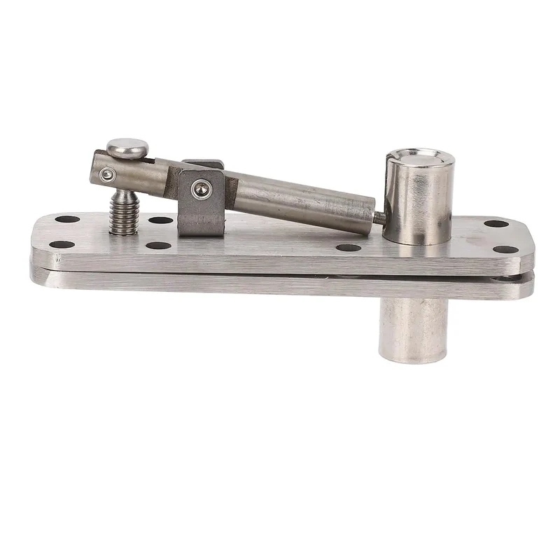 Heavy Duty Concealed Pivot Hinge For Secret Doors And Bookcases Offering A Flawless 180 Degree Swivel With Quick On The Fly Adjustments Crafted From Thick Stainless Steel That Supports Up To 600 Lbs