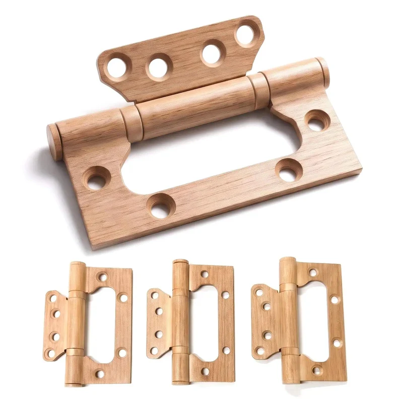 Heavy Duty 4 Inch Ball Bearing Door Hinges With Silky Smooth Operation And Rock Solid 304 Stainless Steel Build Featuring A Matte Wood Grain Finish For Zero Fuss Installation And Top Shelf Durability On Interior Doors
