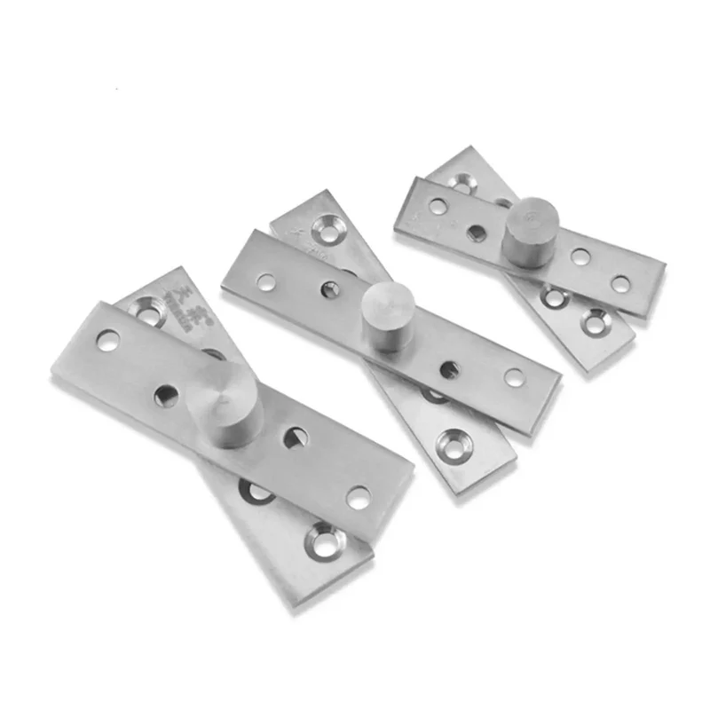 Heavy Duty 360 Degree Turning Heaven Earth Hinge For Hidden Doors And Furniture Hardware Brushed Stainless Steel Top Notch Rotation For Woodworking Diy Contractors And Craftsmen